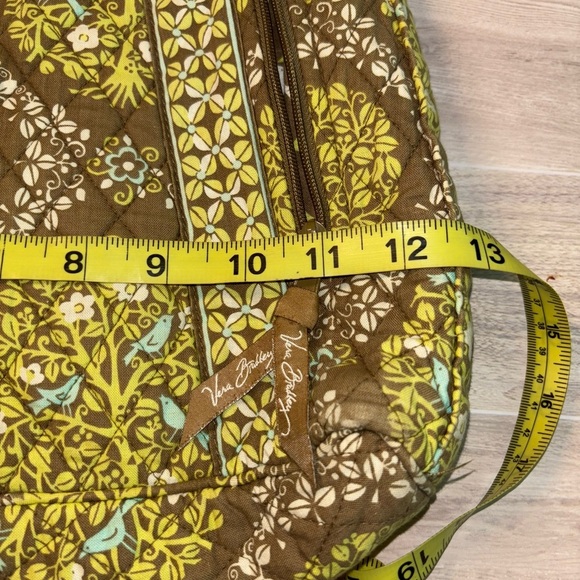 Vera Bradley Brown and Yellow Hobo Bag & wallet - Picture 7 of 8